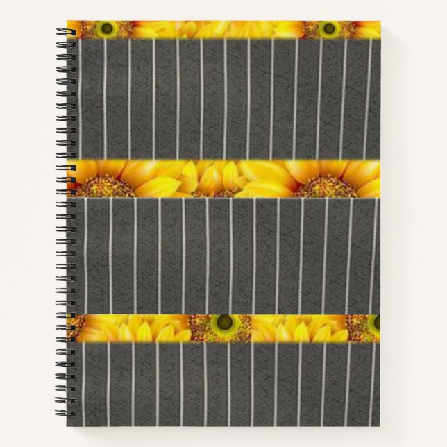 Spiral Notebook Sunflower (Front)