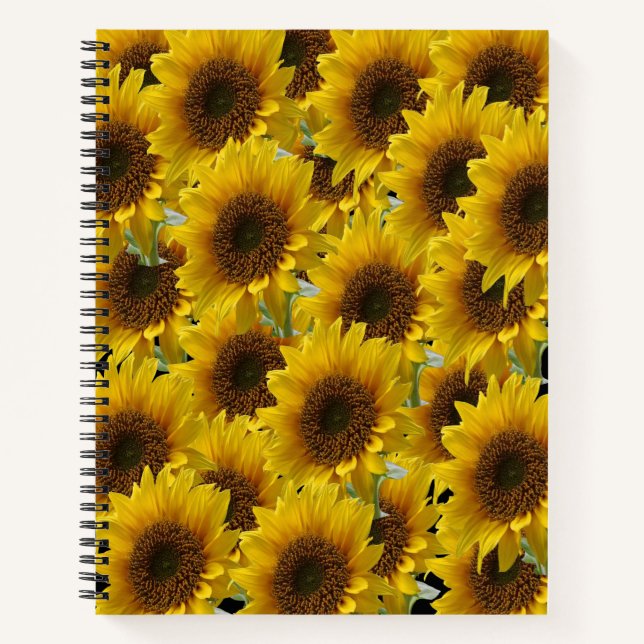 Spiral Notebook Sunflower (Front)