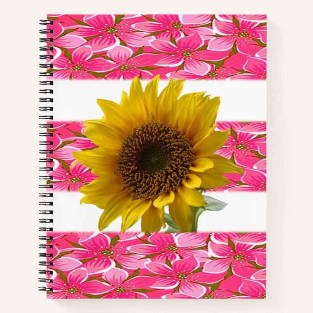 Spiral Notebook Sunflower (Front)