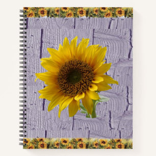Spiral Notebook Sunflower