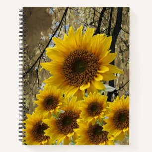 Spiral Notebook Sunflower