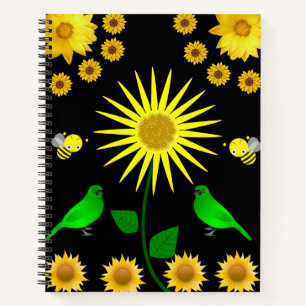 Spiral Notebook Sunflower