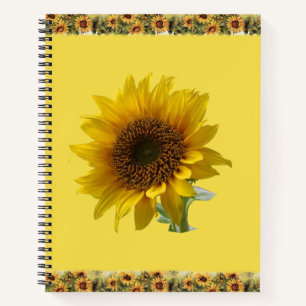 Spiral Notebook Sunflower