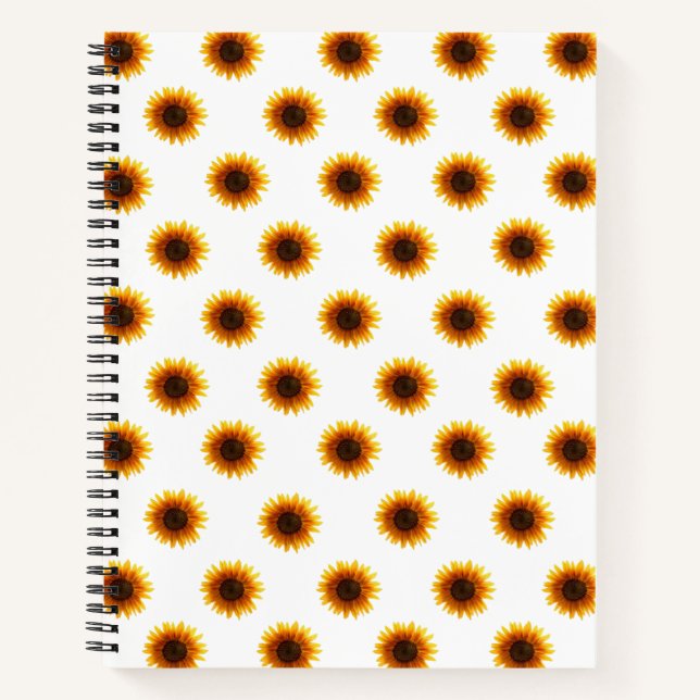 Spiral Notebook Sunflower (Front)