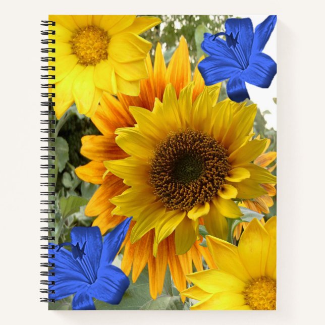Spiral Notebook Sunflower (Front)