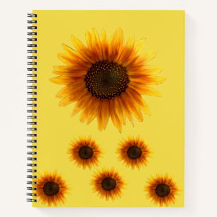 Spiral Notebook Sunflower