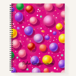 Spiral Notebook Thought Bubbles: Where Ideas Rise