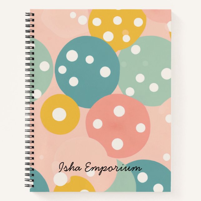 Spiral Notebook Thought Bubbles: Where Ideas Rise (Front)