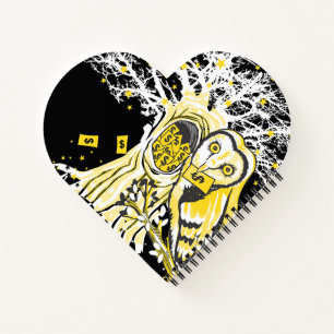 Spiral Notebook – Urban Tree Owl & Wealth Surreal 