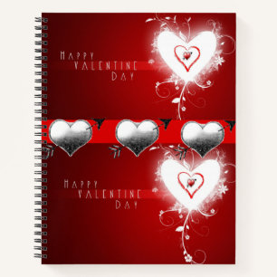 Spiral Notebook Valentine's Day