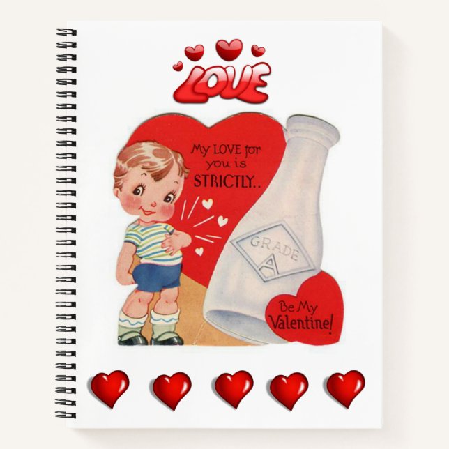 Spiral Notebook Valentine's Day (Front)