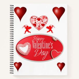 Spiral Notebook Valentine's Day