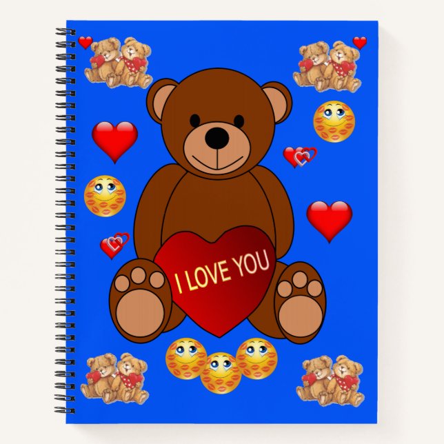 Spiral Notebook Valentine's Day (Front)