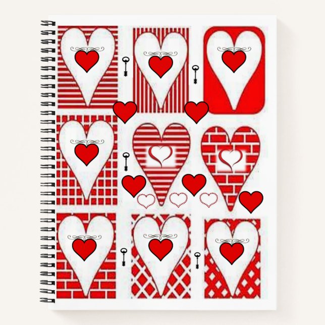 Spiral Notebook Valentine's Day (Front)