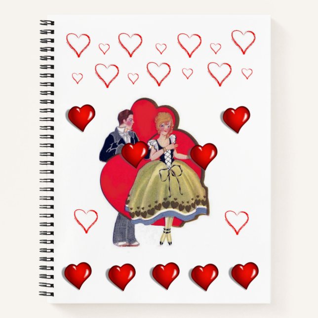 Spiral Notebook Valentine's Day (Front)