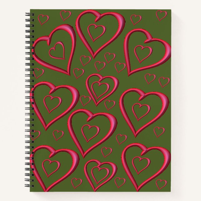 Spiral Notebook Valentine's Day (Front)