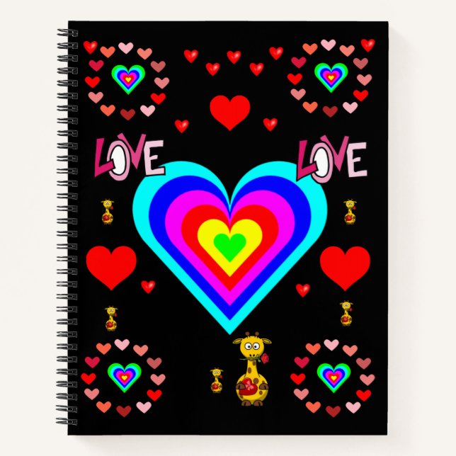 Spiral Notebook Valentine's Day (Front)