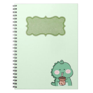 Spiral Notebook with dinosaur for kids
