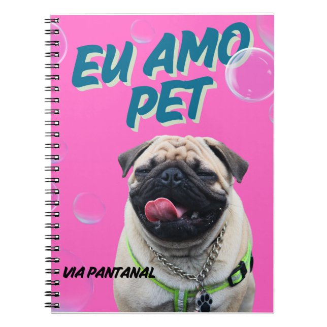 Spiral Notebook with Photo Pet (Front)