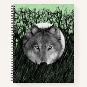 Spiral Notebook Wolf