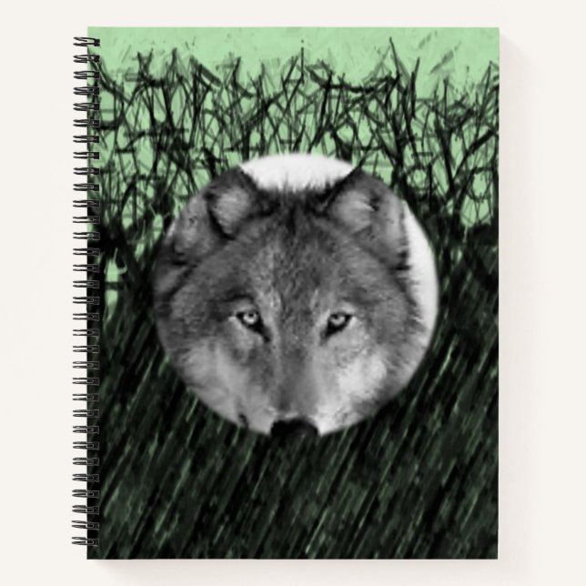 Spiral Notebook Wolf (Front)