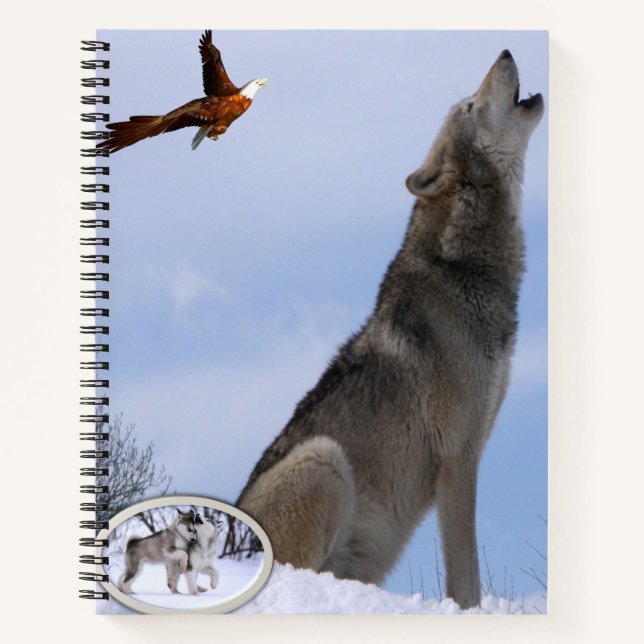 Spiral Notebook Wolf (Front)