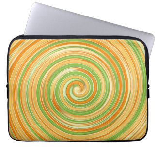 Spiral of Fun Citrus Colours  Laptop Sleeve