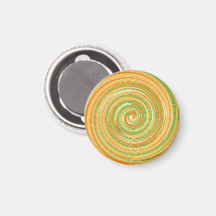 Spiral of Fun Citrus Colours Magnet