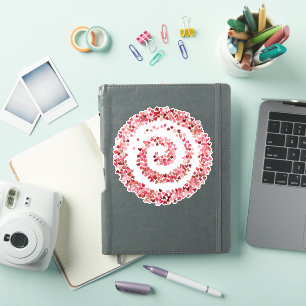 Spiral of Love Hearts