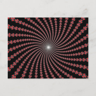 Spiral of Traingles: Vector Art: Postcard