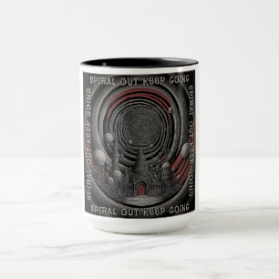 Spiral Out Keep Going - Tool Retro Art Mug