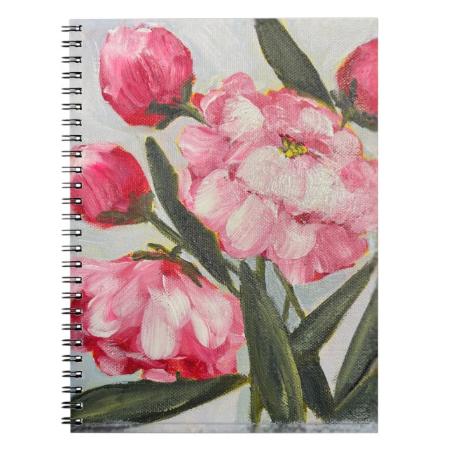 Spiral Peony Notebook (Front)