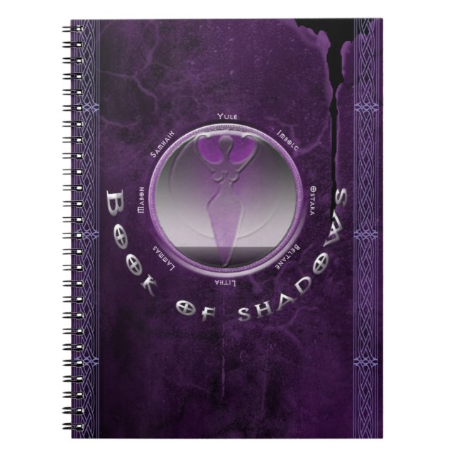 Spiral Photo Notebook, Book of Shadows (Front)