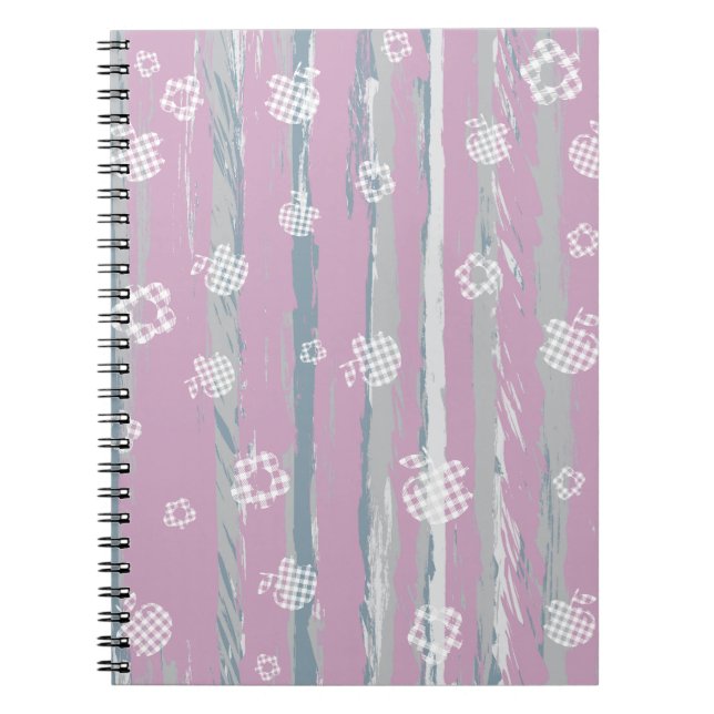 Spiral Photo Notebook – Gingham Orchard (Front)