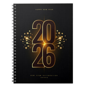 Spiral Photo Notebook-Happy New Year 2026 Notebook