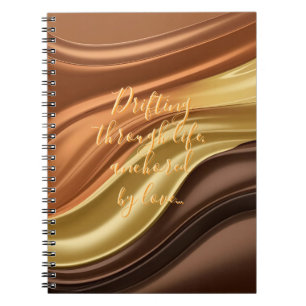 Spiral photo notebook in stylish graphic