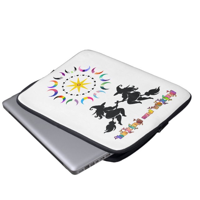 Spiral Photo Notebook Laptop Sleeve (Front Bottom)