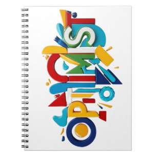 Spiral Photo Notebook Optimist Gift
