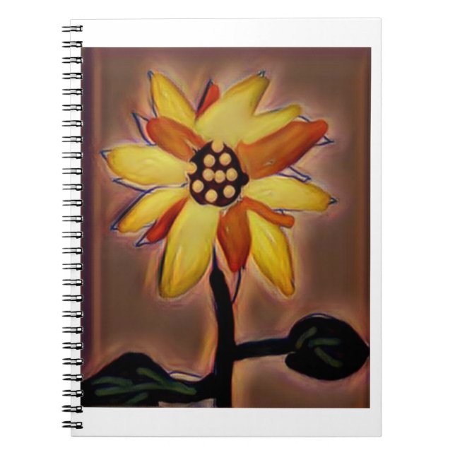 Spiral Photo Notebook Sunflower (Front)