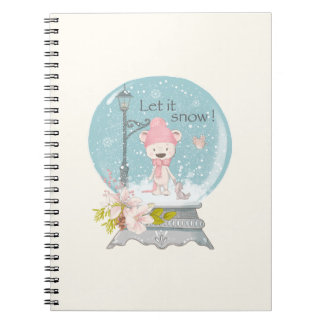 Spiral photonotizbuch - Let it snow Notebook