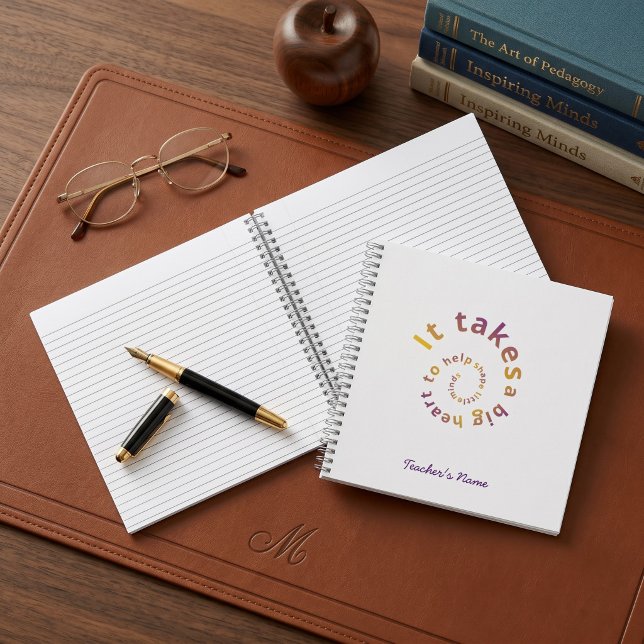 Spiral Quote Teacher Notebook-Personalized  Notebook (Creator Uploaded)