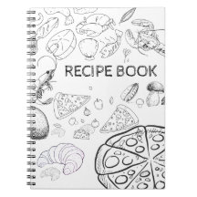 Spiral RECIPE Notebook