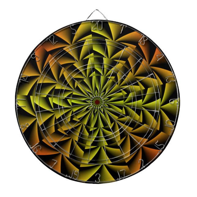 Spiral Retro Art Dartboard (Front)