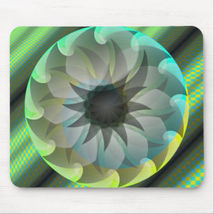 Spiral Shark Mouse Pad by Kenneth Yoncich