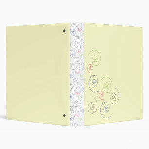 Spiral squiggle doodles Binder