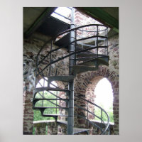Spiral Staircase at Poet's Seat Tower in Mass.
