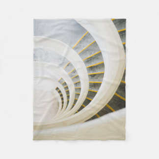 Spiral staircase fleece blanket