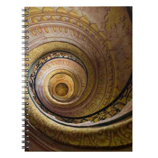 Spiral Staircase Pattern Notebook (Front)