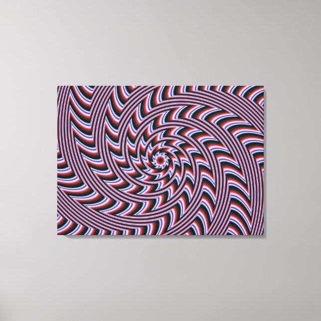 Spiral Stretched Canvas Print (Front)