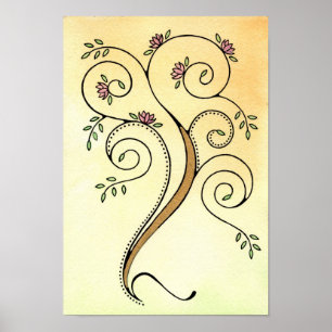 Spiral Tree Print